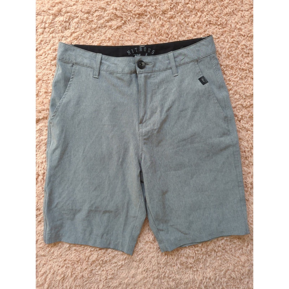 Nitrous‎ Black Gray Summer Outdoor Skater Shorts 28